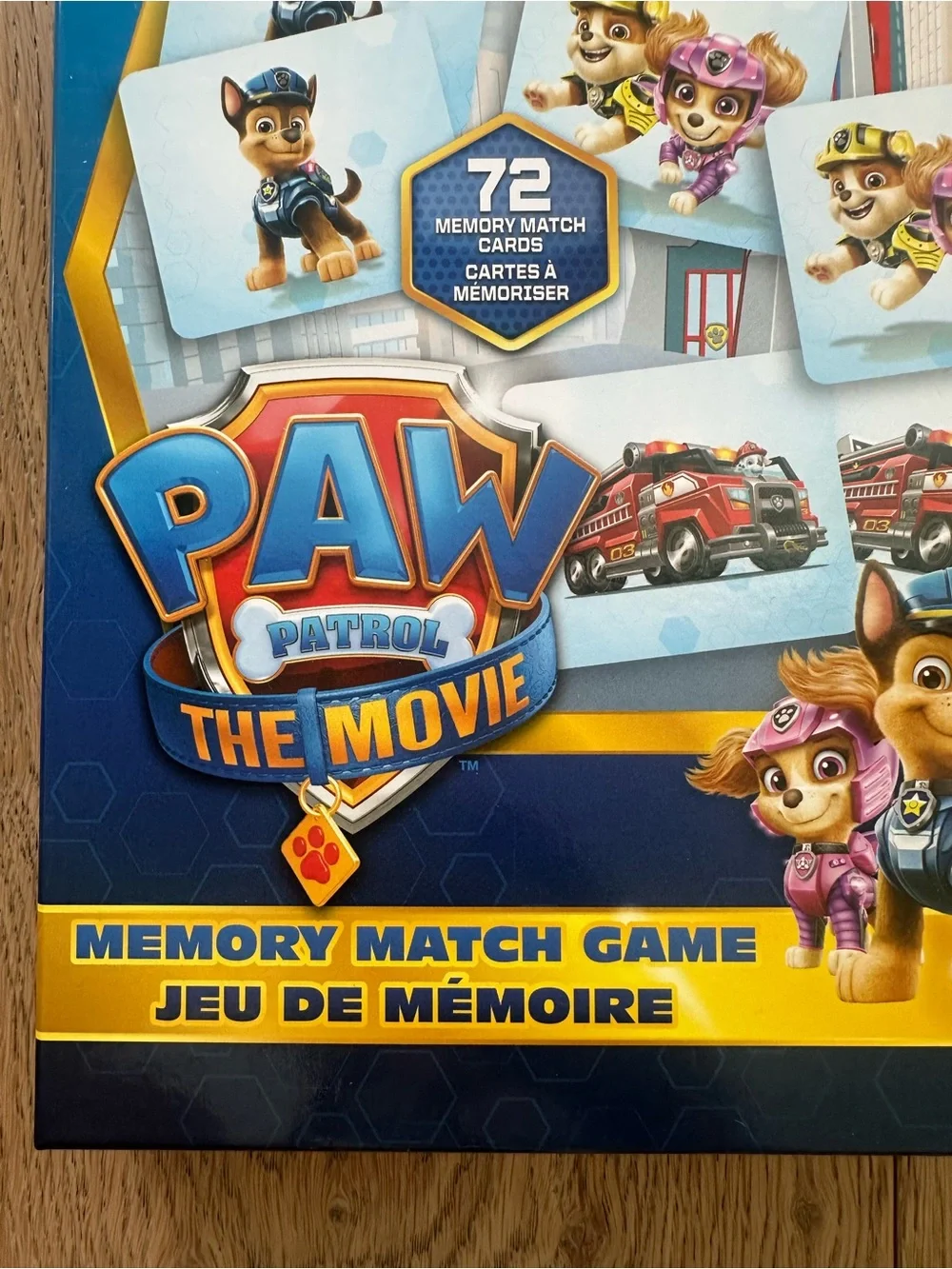 PAW Patrol The Movie Memory Match Game - Blue/Yellow
